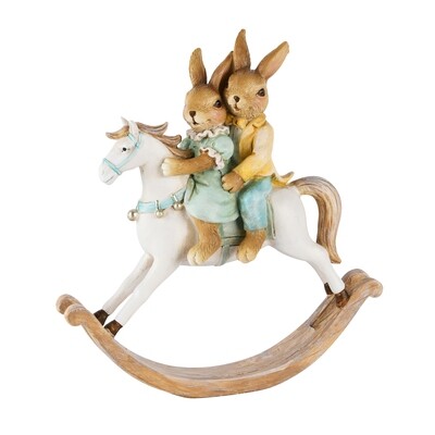 Bunny koppel op paard klein