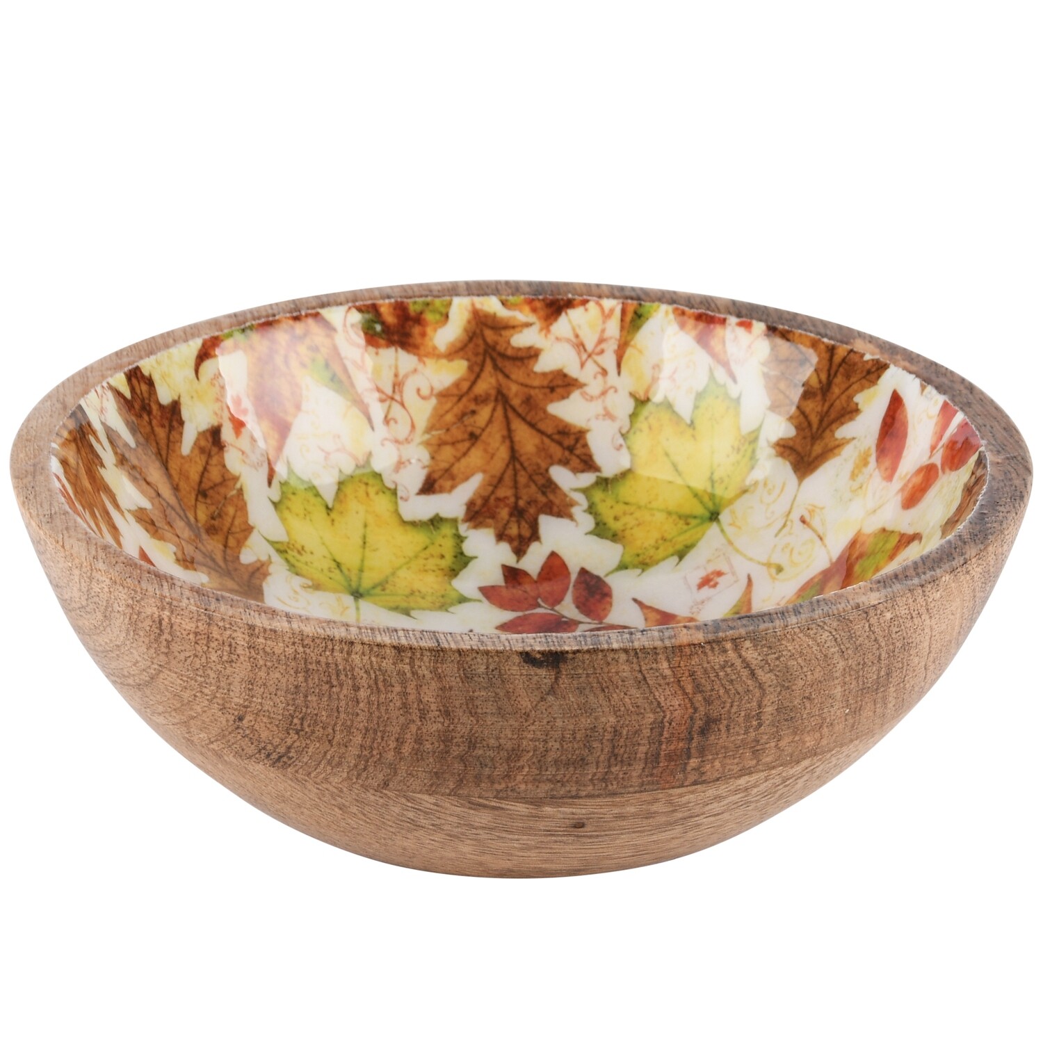 Bowl 'Fall Leaves' hout