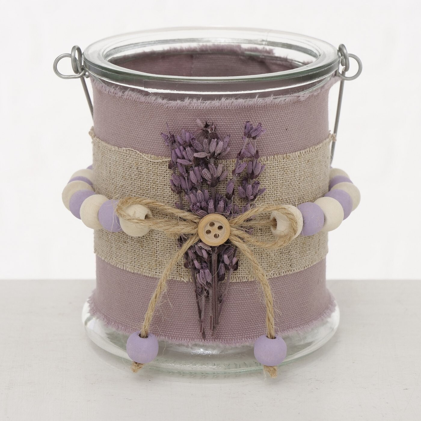 Theelicht lavendel paars
