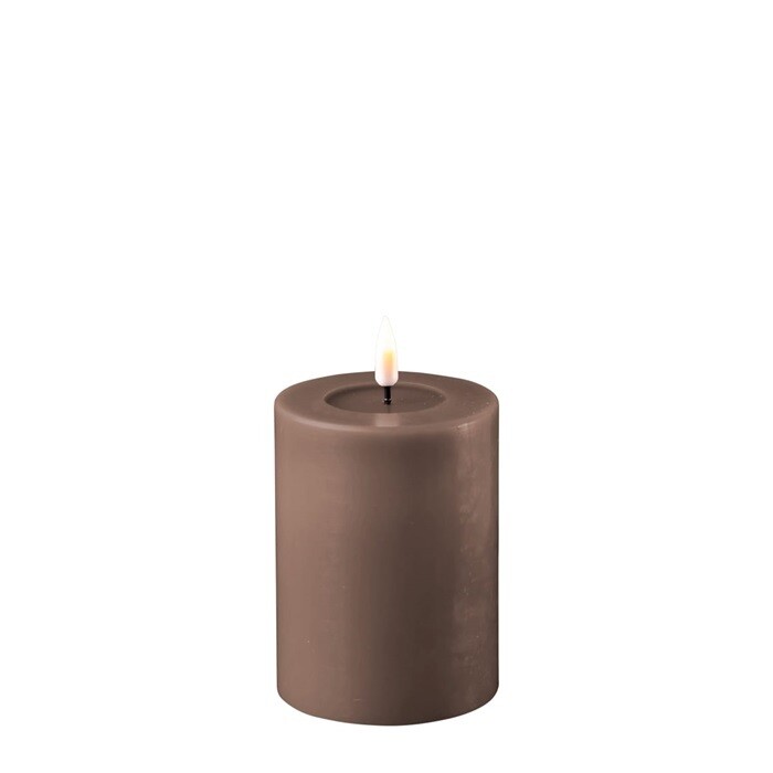 Mocca LED Candle D: 7,5 * 10 cm