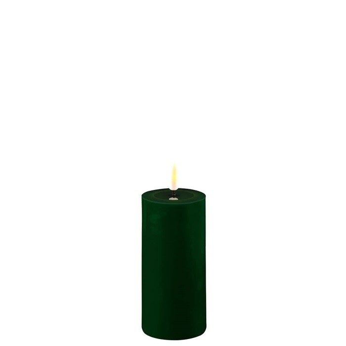 Dark Green LED Candle D: 5 * 10 cm