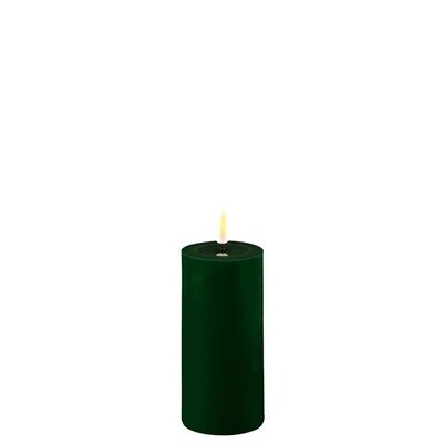 Dark Green LED Candle D: 5 * 10 cm