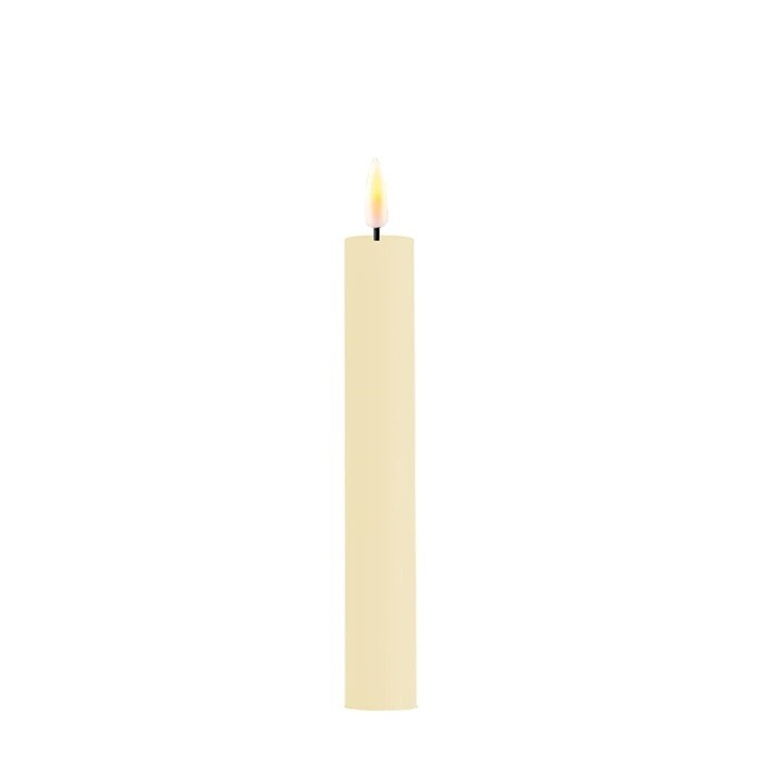 Cream LED Dinner Candle D: 2,2 * 15 cm (2 stuks)