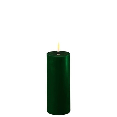 Dark Green LED Candle D: 5 * 12,5 cm