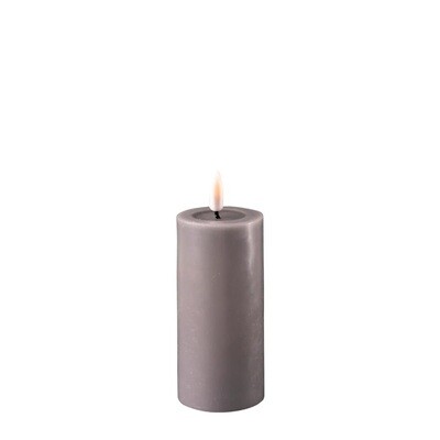 Grey LED Candle D: 5 * 10 cm