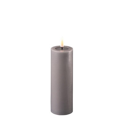 Grey LED Candle D: 5 * 15 cm