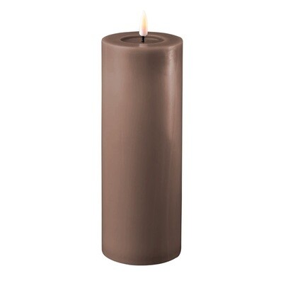 Mocca LED Candle D: 7,5 * 20 cm