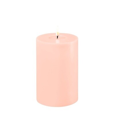 Light Pink LED Candle D: 10 * 15 cm