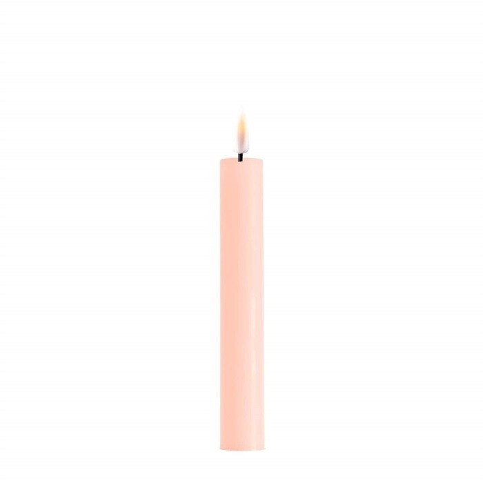 Light Pink LED Dinner Candle D: 2,2 * 15 cm (2 stuks)