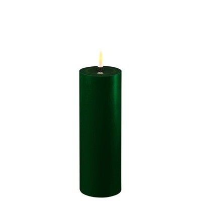 Dark Green LED Candle D: 5 * 15 cm