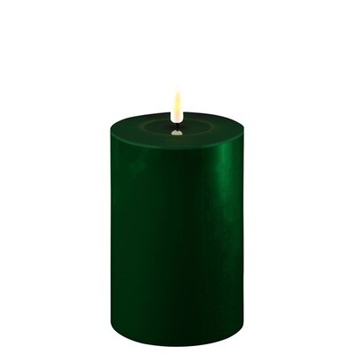 Dark Green LED Candle D: 10 * 15 cm