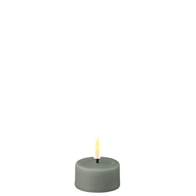 Salvie Green LED Tealight Candle D: 4,1 * 4,5 cm (2 stuks)