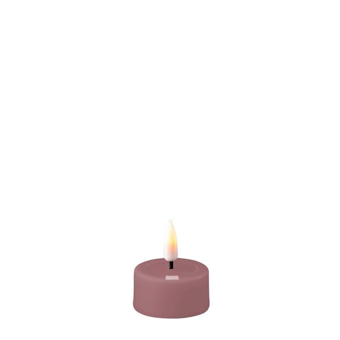 Light Purple LED Tealight Candle D: 4,1 * 4,5 cm (2 stuks)
