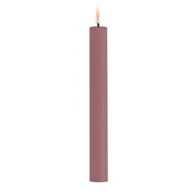Light Purple LED Dinner Candle D: 2,2 * 24 cm (2 stuks)