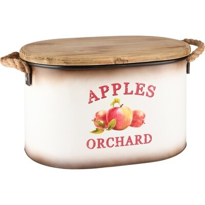 Bak ovaal met deksel 'Apples Orchard'