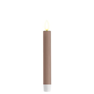 Rose LED Dinner Candle D: 2,2 * 15 cm (2 stuks)