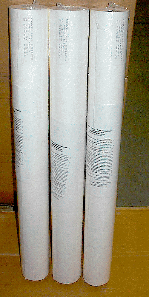 LINING PAPER - CAVALIER WALL LINER - COULD BE USED AS MATTE ON ONE SIDE OR SHINY ON THE OTHER SIDE 30" WIDE, 1500 GRADE PROFESSIONAL HEAVY DUTY 100 % paper  , ONE 6 SINGLE ROLL BOLT