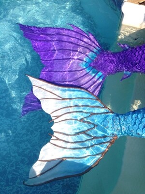 Individually Scaled Dragonskin Mermaid Tail