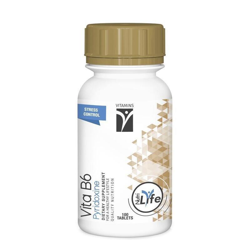 Nutrilife Vitamin B6 Pyridoxine 60s