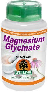 Willow Wellness Magnesium Glycinate 120 caps