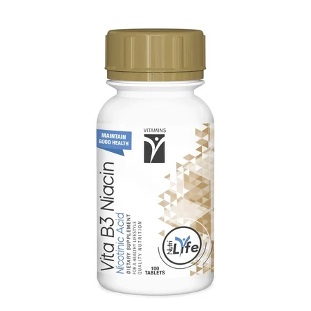 Nutrilife Vitamin B3 Niacin 100 tablets