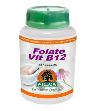 Willow Wellness Folate B12 30