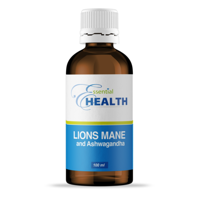 Essential Health Lions Mane and Ashwagandha 100ml
