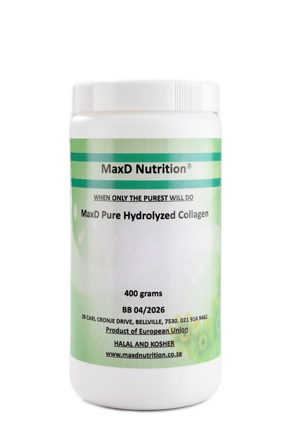 MaxD Nutrition Hydrolyzed Collagen Powder 400g