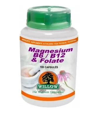 Willow Wellness Mag/B6/B12/Folate 100