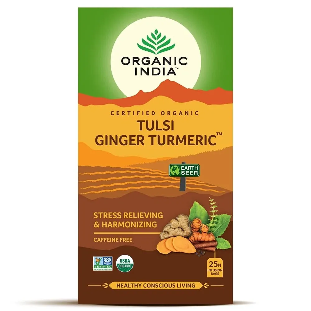 Tulsi Ginger &amp; Turmeric Tea