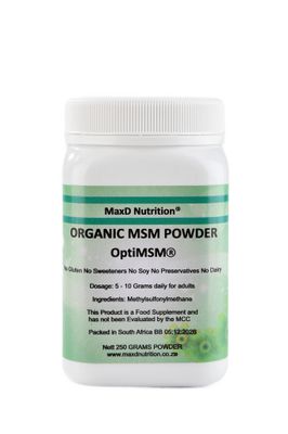 MaxD Nutrition Organic MSM Powder