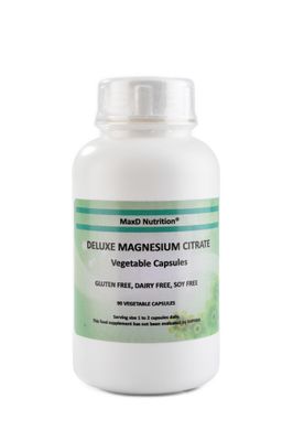 MaxD Nutrition Deluxe Magnesium Citrate Capsules