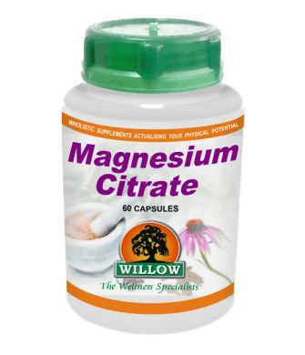 Willow Magnesium Citrate 60 cap