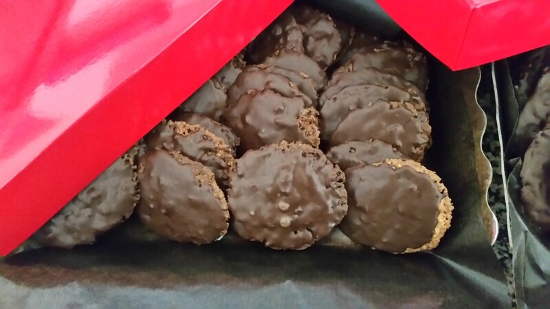 Marconas  de chocolate