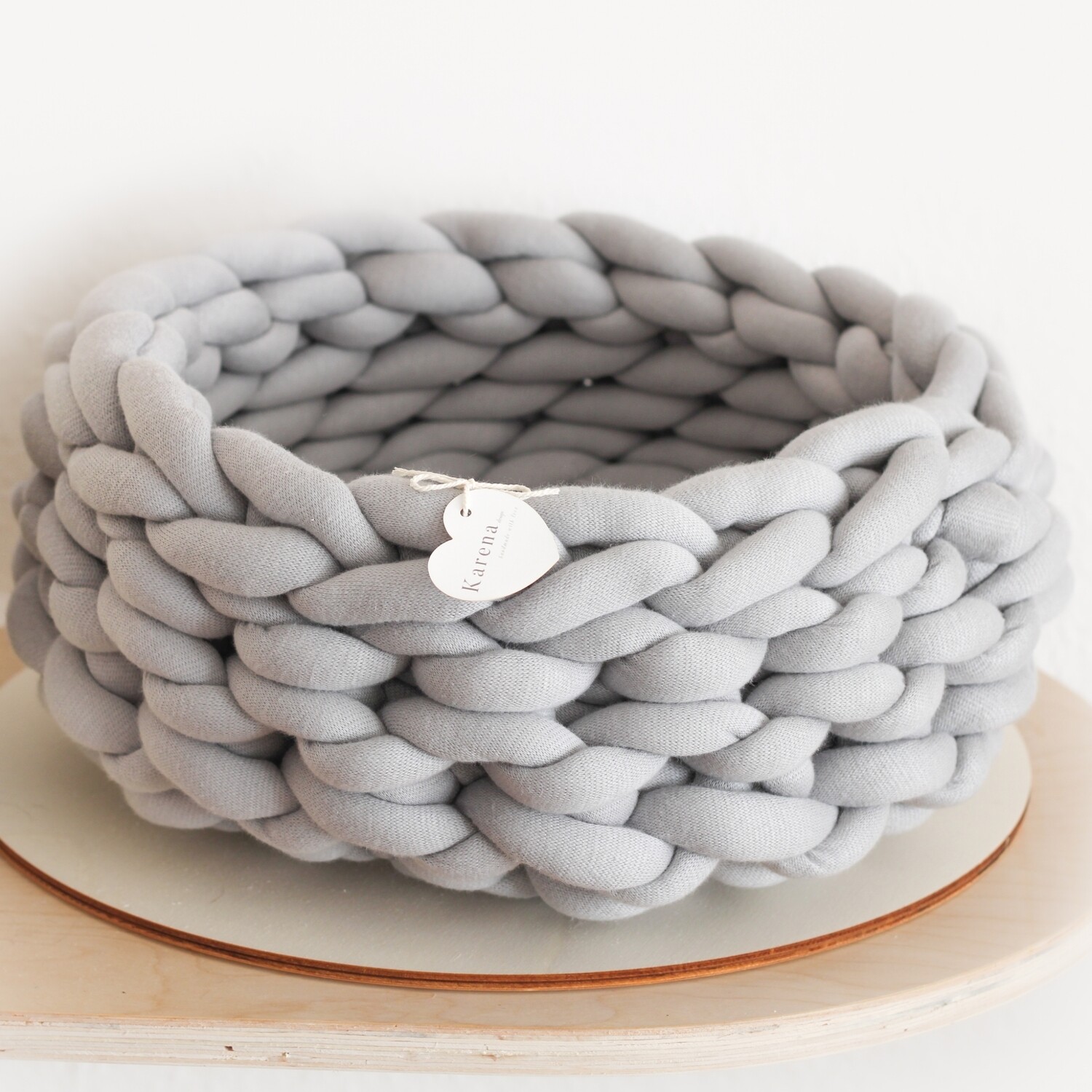 Hundekörbchen Anton – Bio-Baumwolle, handgemacht