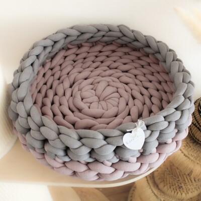 Maja bicolor Hundekorb aus Bio-Baumwolle Maja bicolor Hundekorb aus Bio-Baumwolle