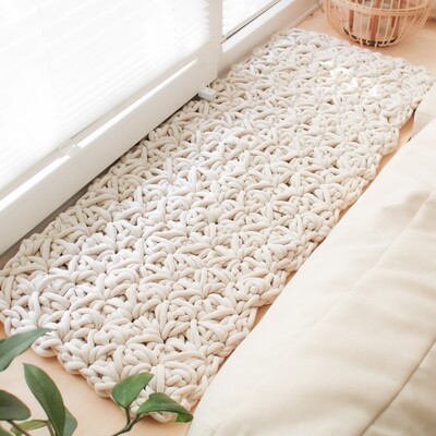 Bankauflage | Fensterbankauflage | Blütenmuster ca. 105x40 cm