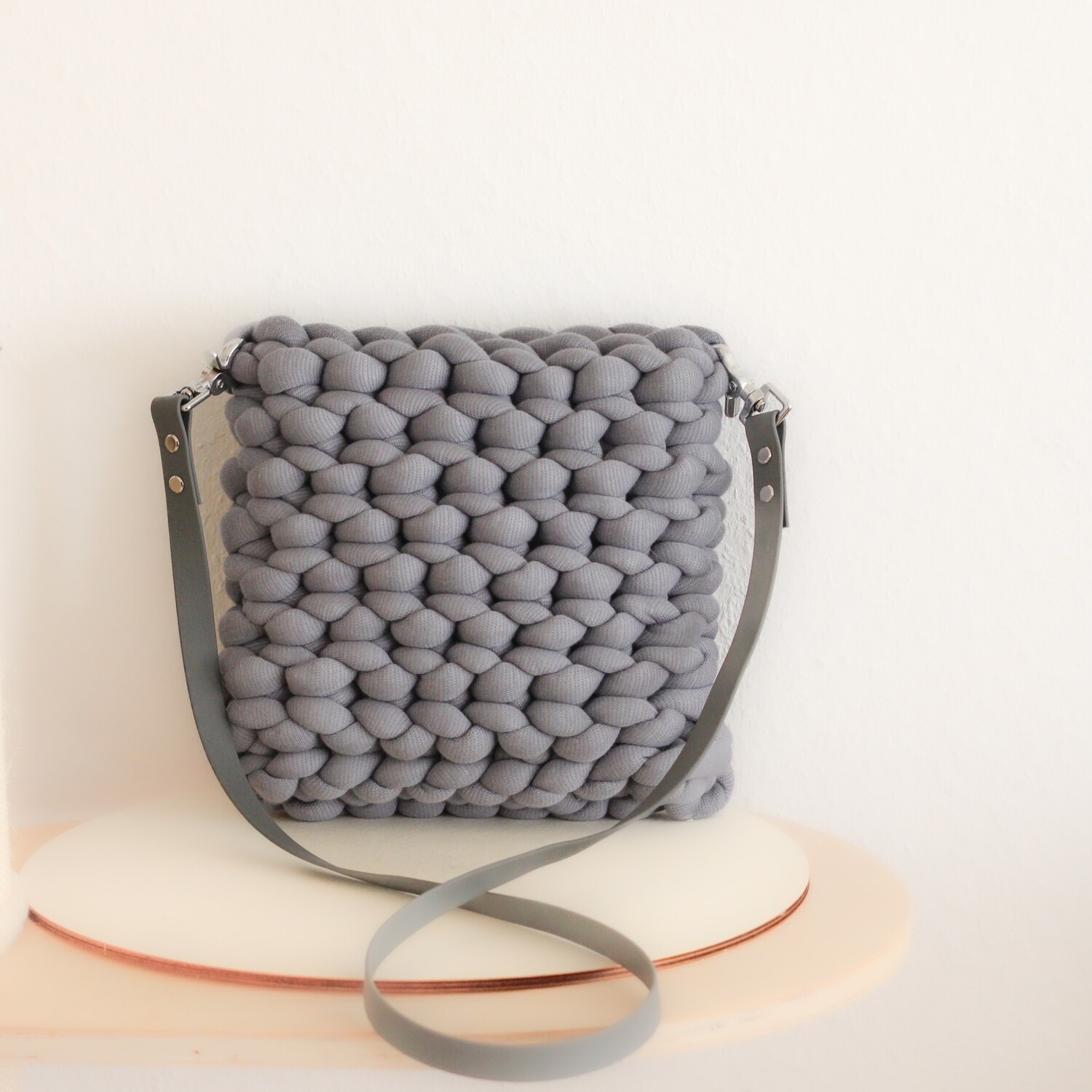 Grobstricktasche | Crossbodytasche
