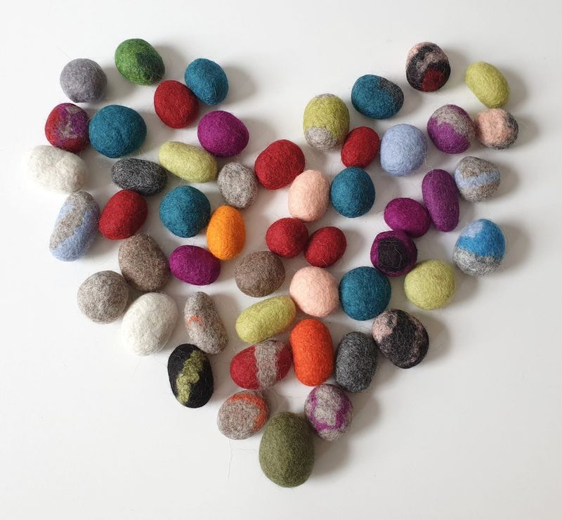 Felted toys for cats