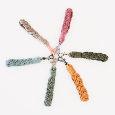 Mini Schlüsselband geflochten – recycelte Baumwolle Mini Schlüsselband geflochten – recycelte Baumwolle