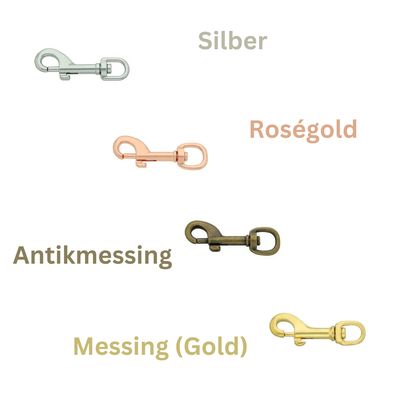 Karabiner für die Herstellung von Hundeleinen & Taschengurten