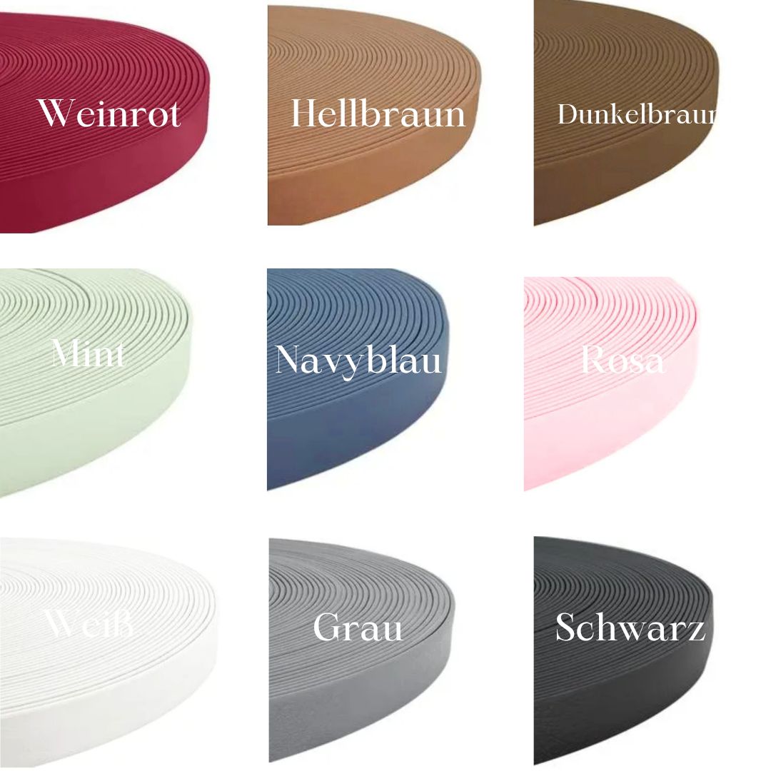 1m Biothane Gurtband 20 mm - Alternative für Halsbänder, Leinen, Zügel & Taschenhenkel