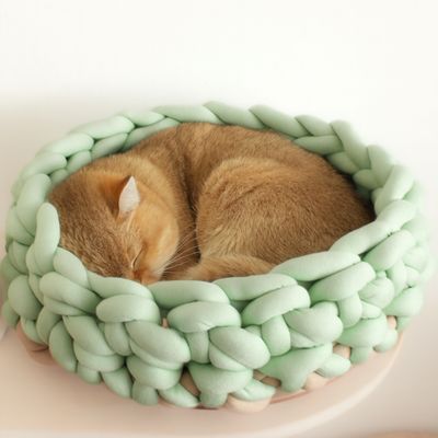 Bicolor Katzenkorb & Hundekorb Jana – handgemacht, nachhaltig & Bio Bicolor Katzenkorb & Hundekorb Jana – handgemacht, nachhaltig & Bio