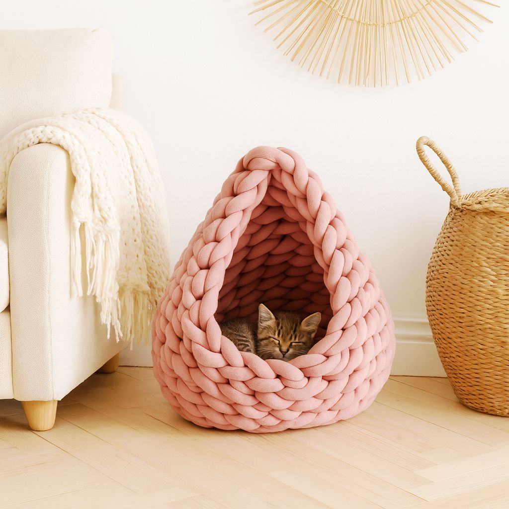 Frieda Cat Cave & Dog Cave – Organic Cotton, handmade Frieda Cat Cave & Dog Cave – Organic Cotton, handmade