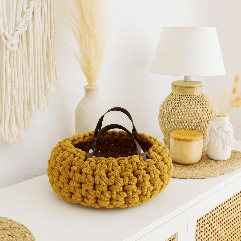 Handgemachtes Brotkörbchen – nachhaltig & mit Henkeln Handgemachtes Brotkörbchen – nachhaltig & mit Henkeln