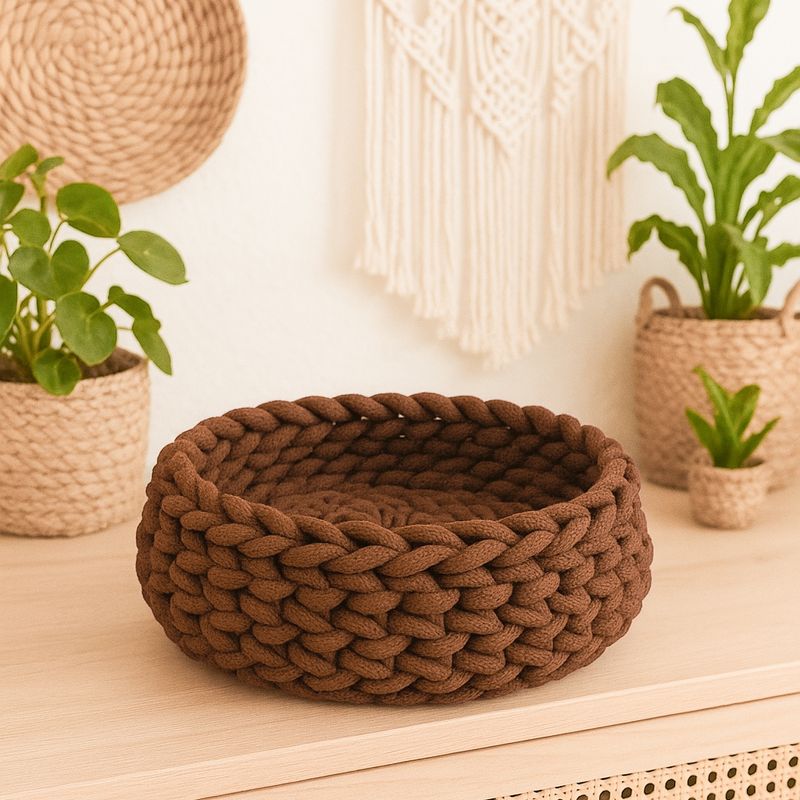 Handmade Bread Basket – Colorful & Eco-Friendly Handmade Bread Basket – Colorful & Eco-Friendly
