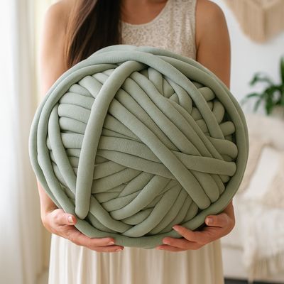 XXL Biobaumwollgarn – Grobstrickgarn für Armstricken XXL Biobaumwollgarn – Grobstrickgarn für Armstricken