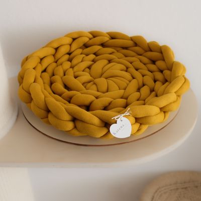 Flacher Hundekorb Emil Bio-Baumwolle