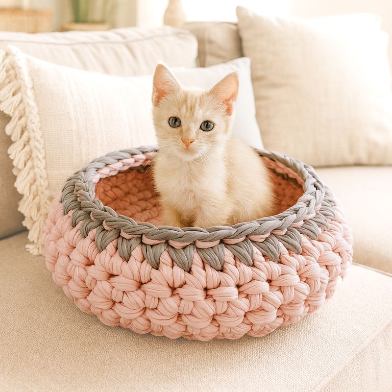 Katzenkorb | Aufbewahrungskorb| 2-farbig Katzenkorb | Aufbewahrungskorb| 2-farbig