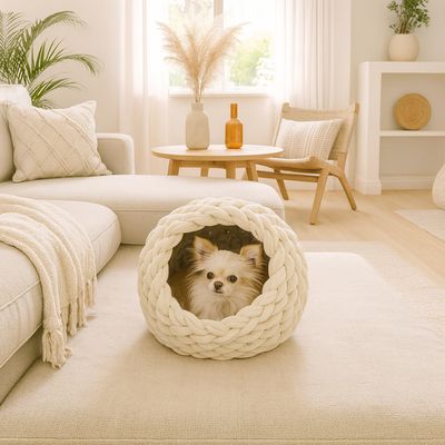 Cleo Hundehöhle – Handgemacht & nachhaltig